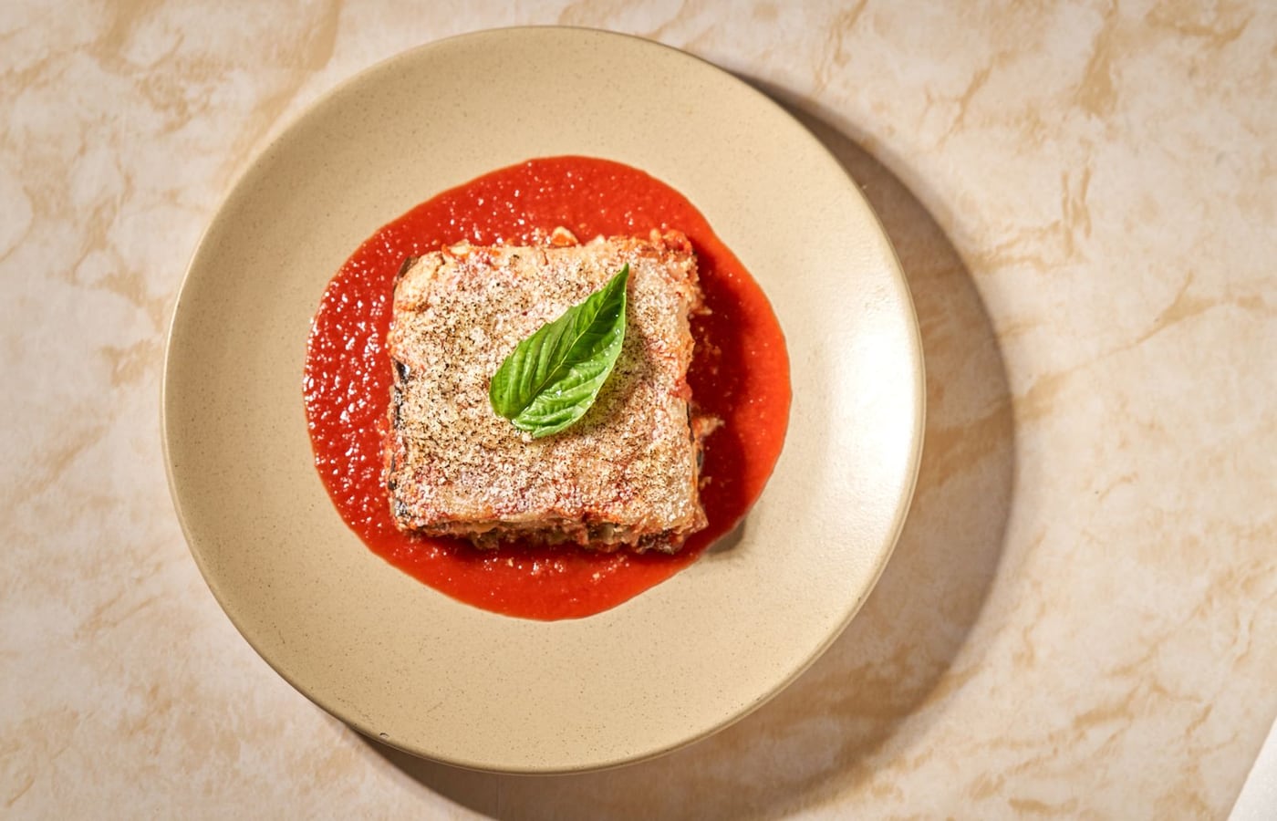 Aubergine Parmigiana