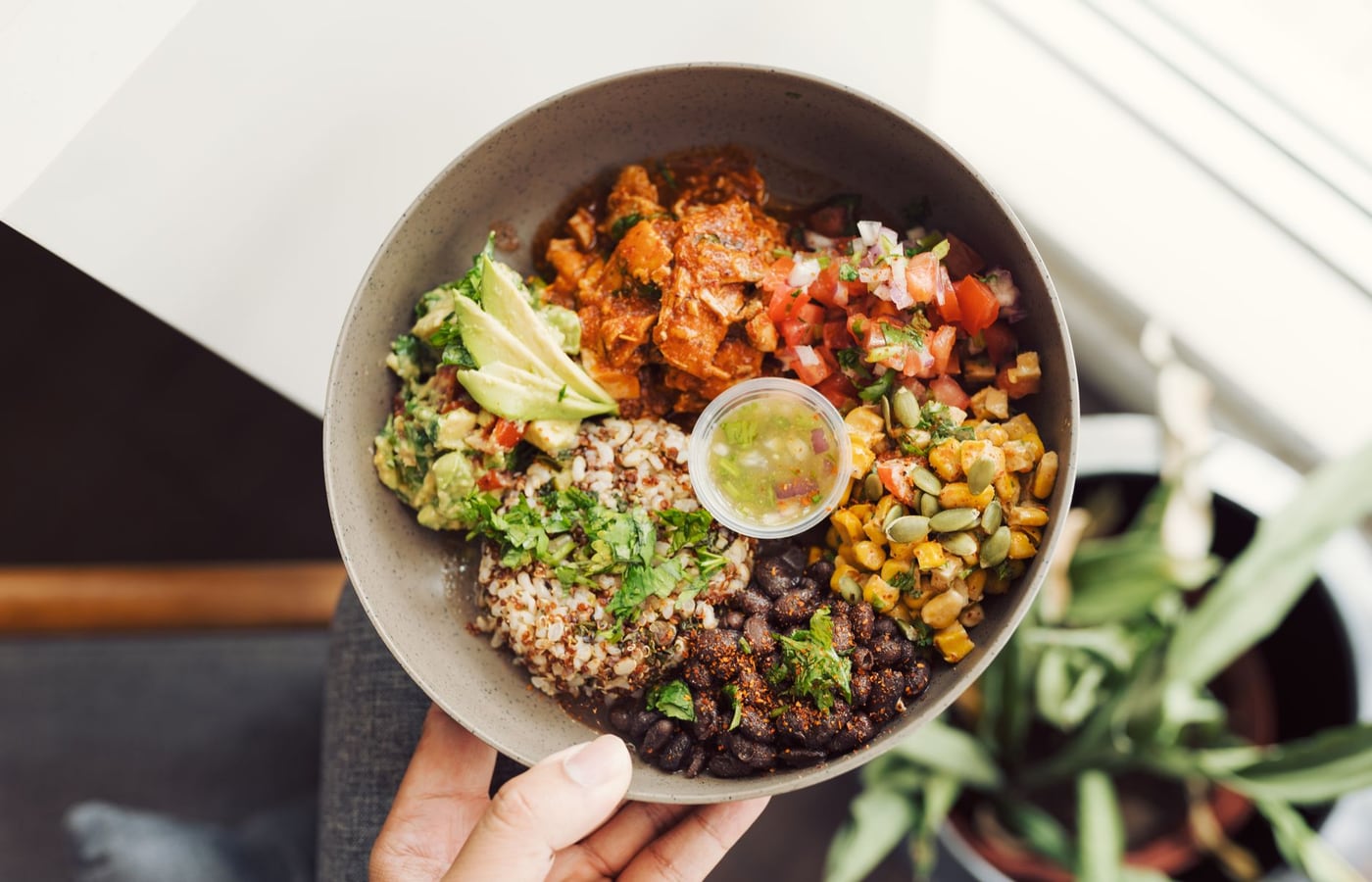 Black Bean & Quinoa Burrito Bowl