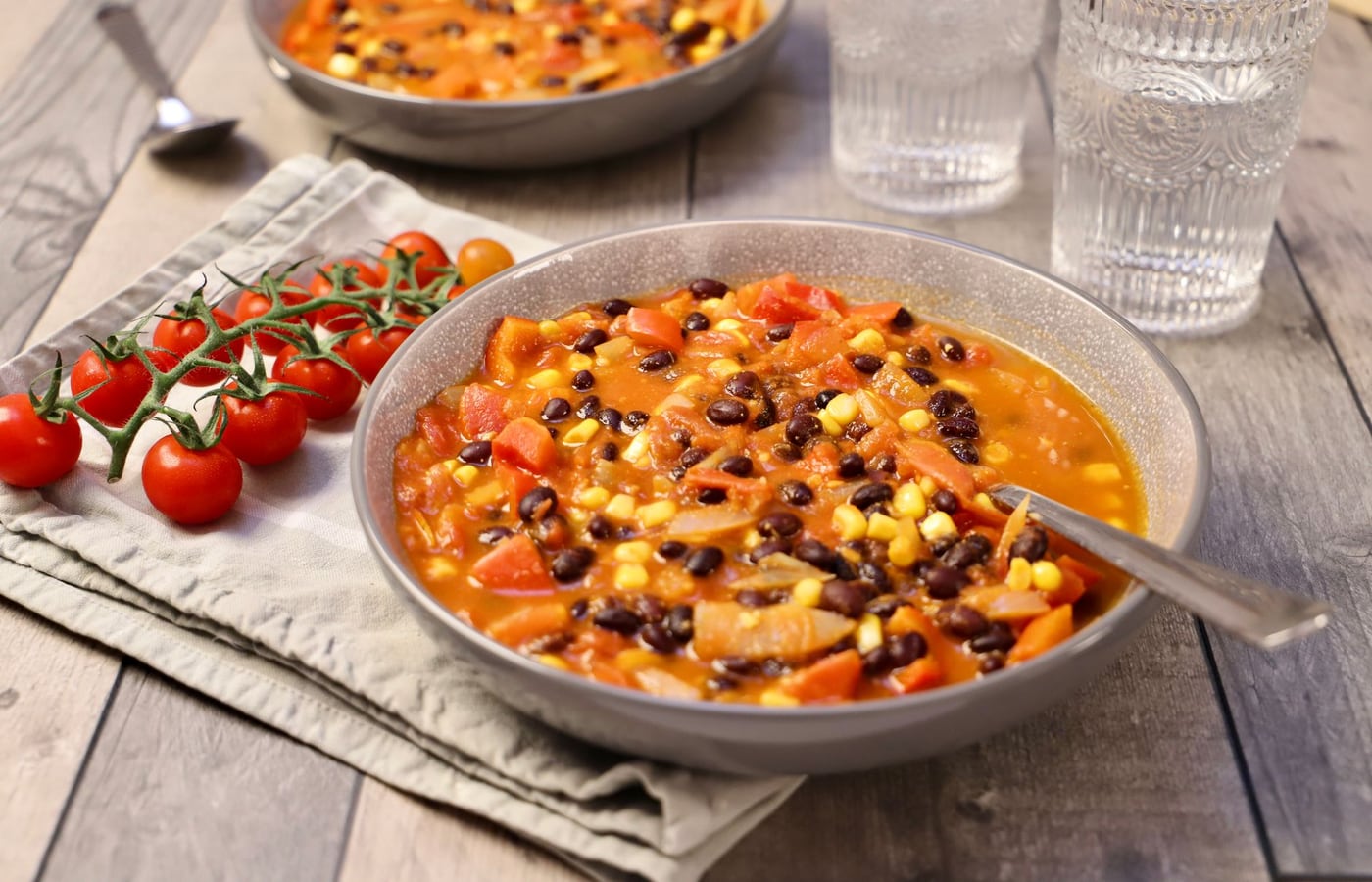Black Bean & Sweet Potato Stew