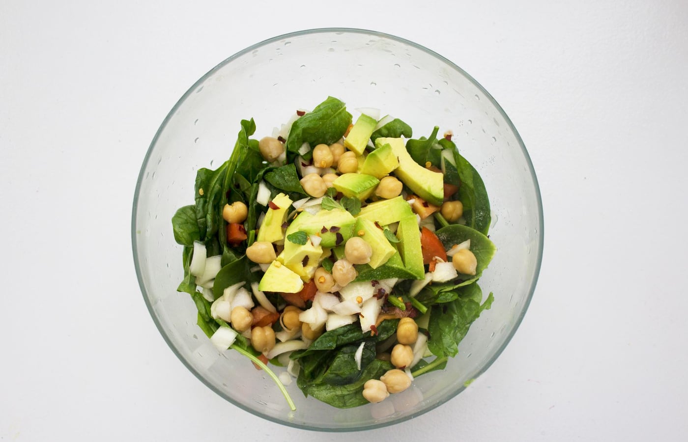 Crispy Chickpea & Avocado Salad