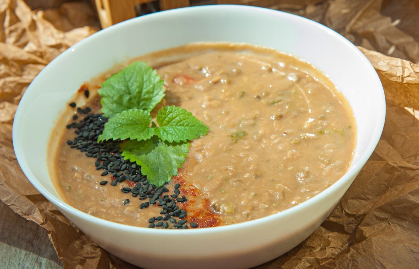 Golden Red Lentil & Coconut Soup