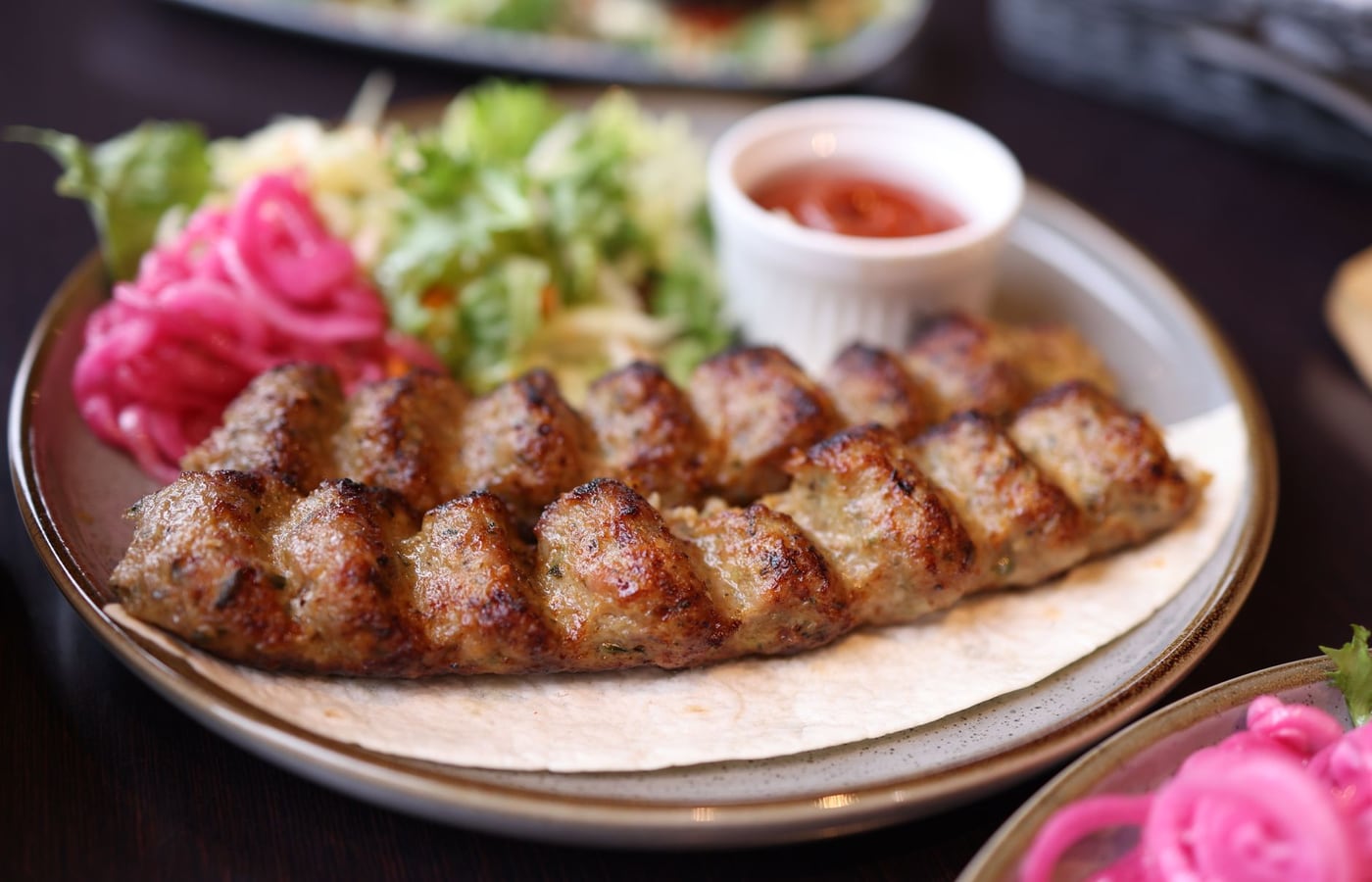 Greek Lamb Koftas with Tzatziki