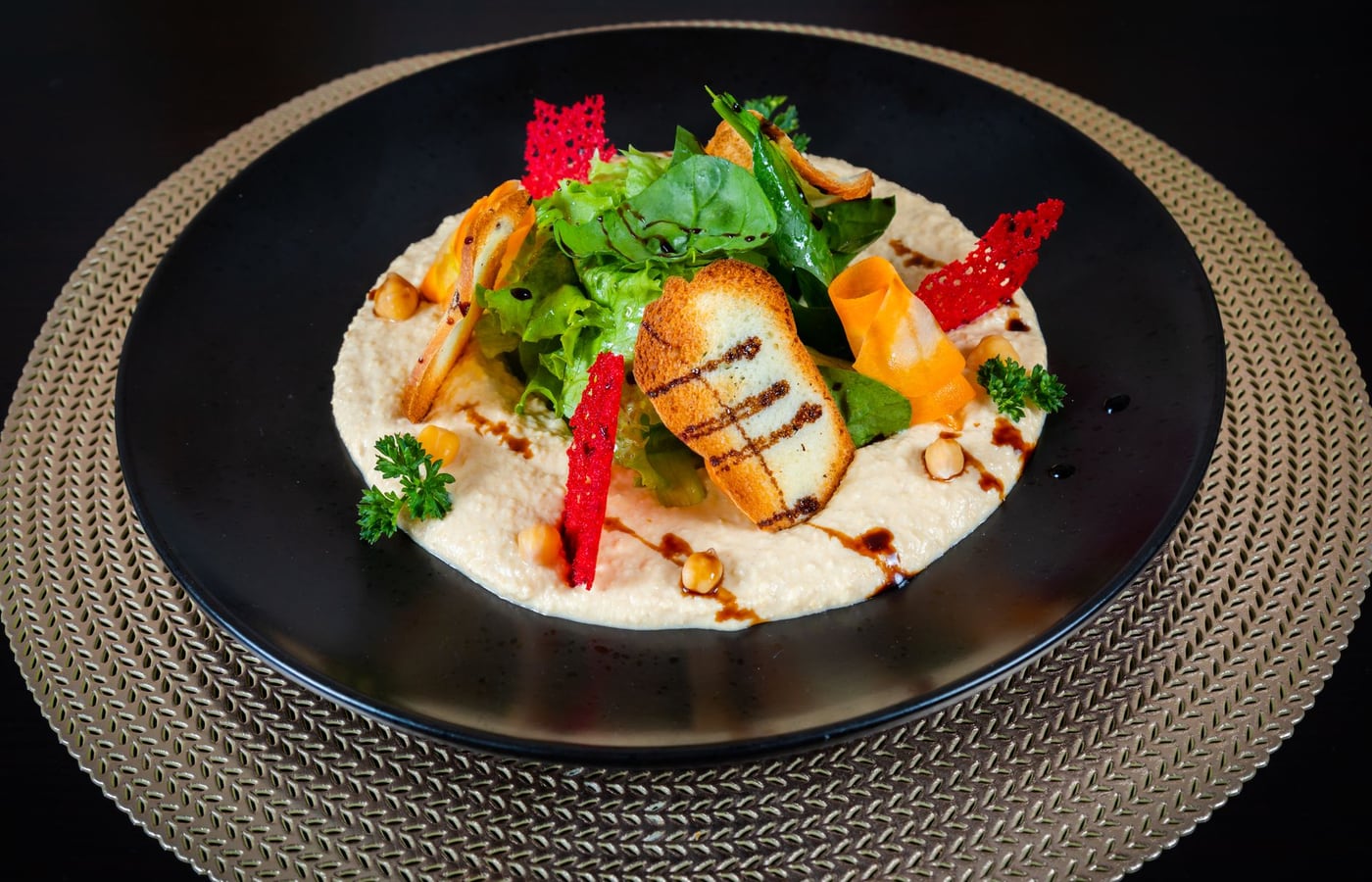Harissa Carrot & Chickpea Salad