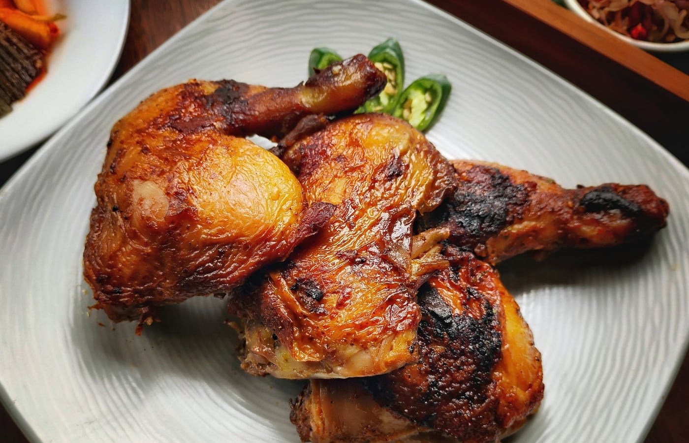 Lemon & Garlic Roast Chicken Thighs
