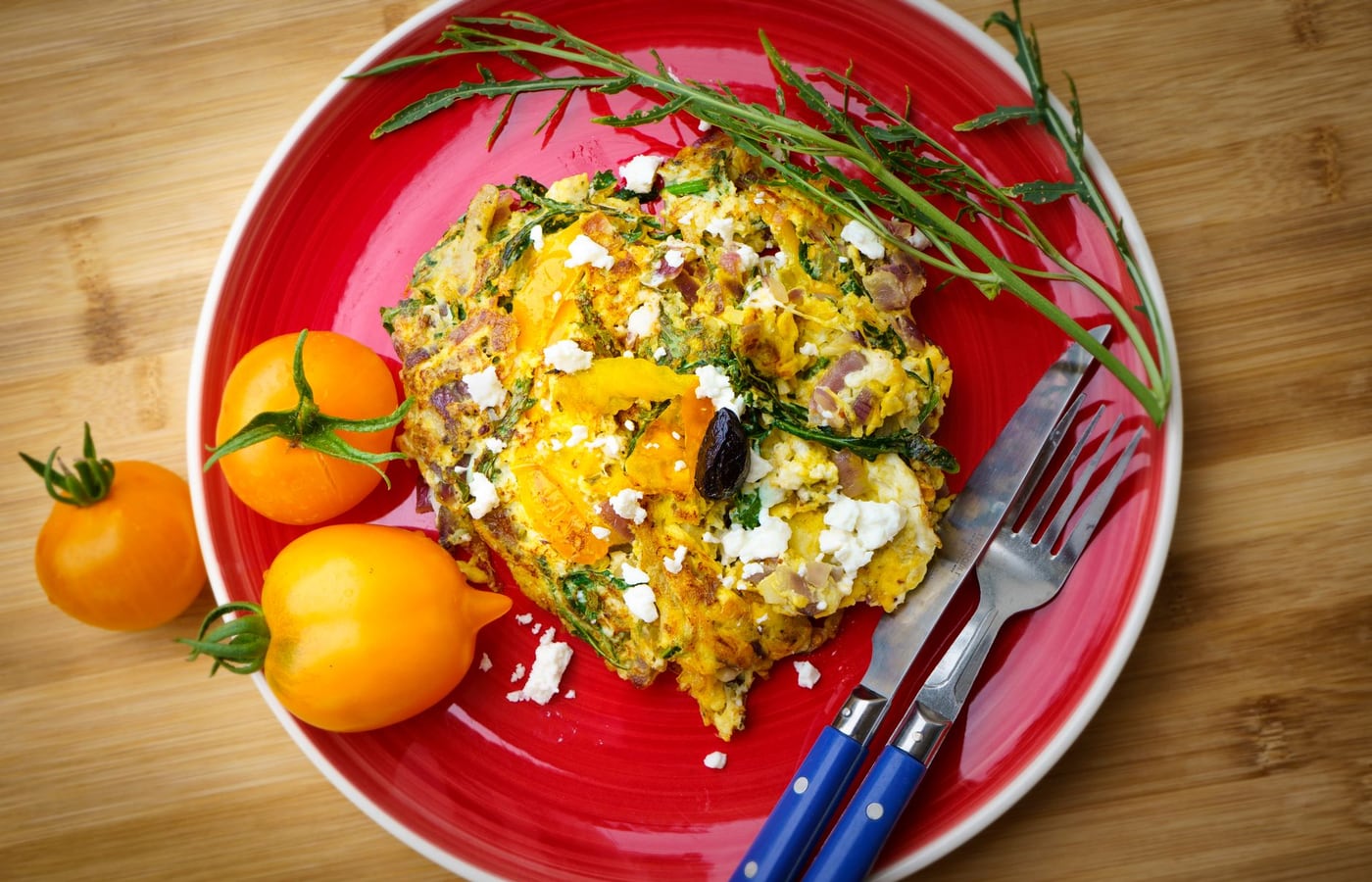 Mushroom & Spinach Frittata