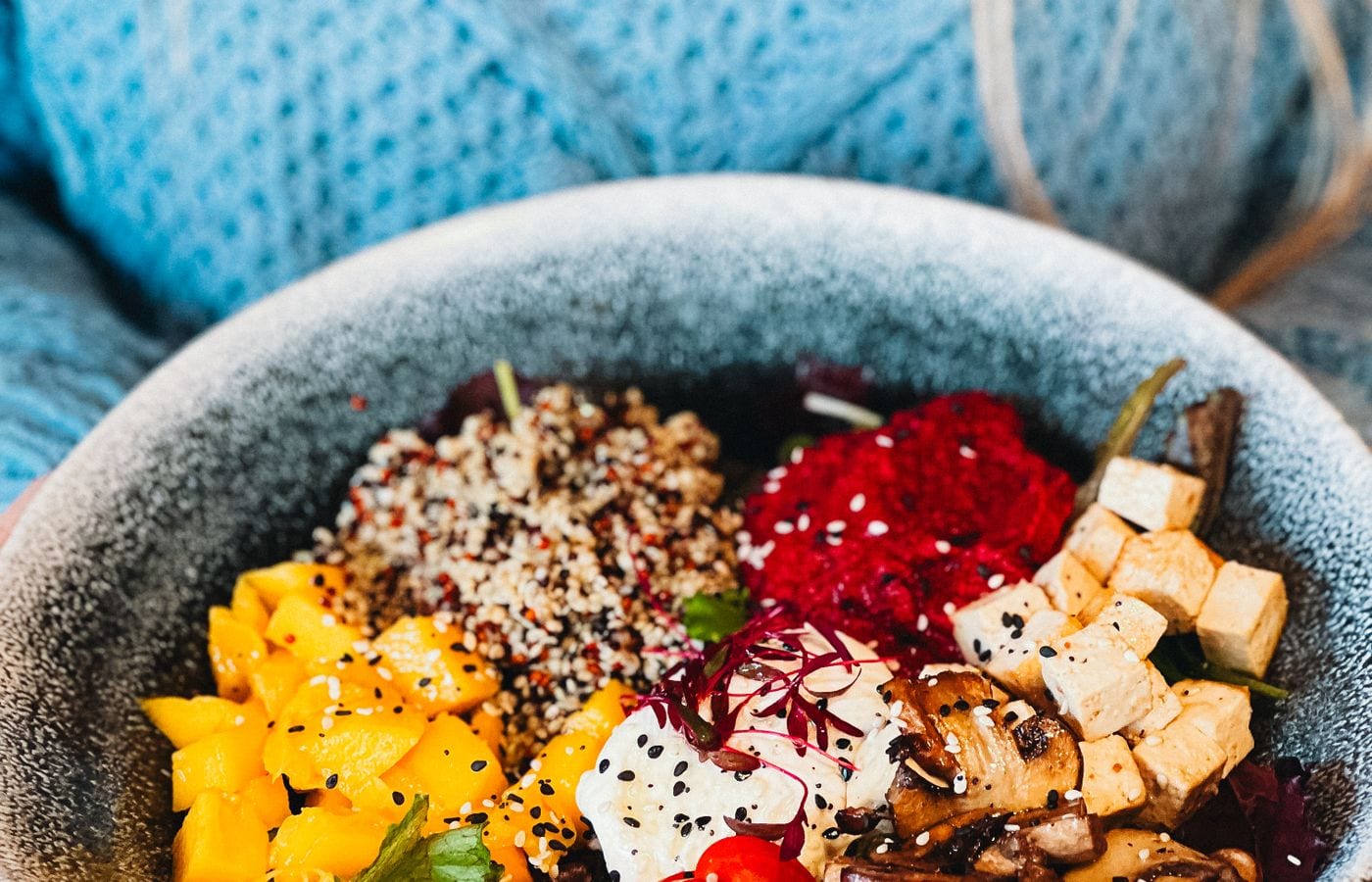 Rainbow Quinoa Buddha Bowl