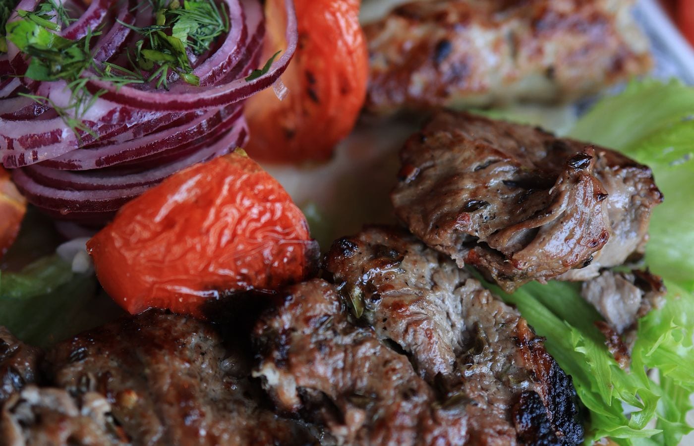 Spiced Beef Koftas with Tahini Drizzle