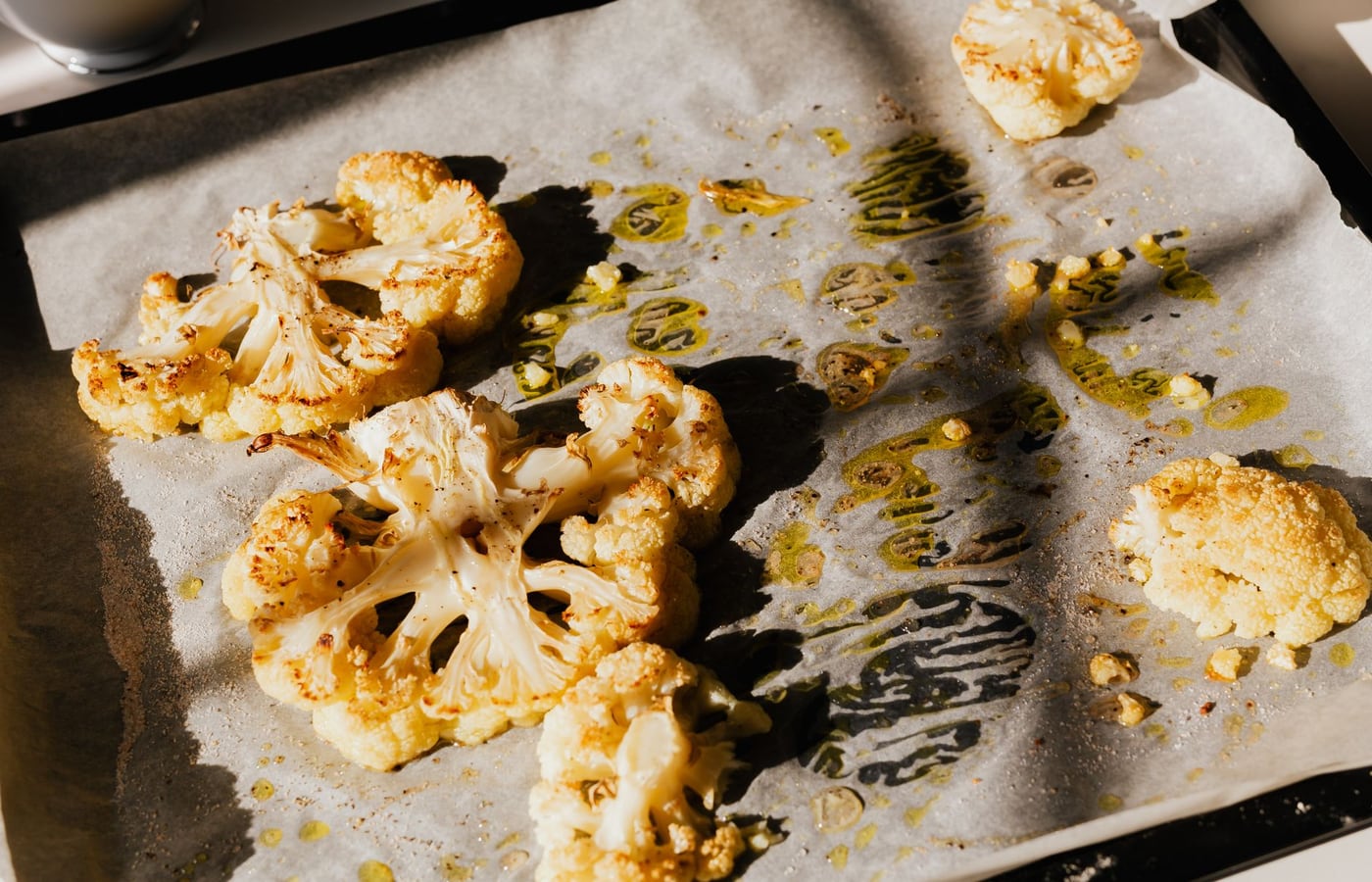 Spiced Chickpea & Cauliflower Traybake