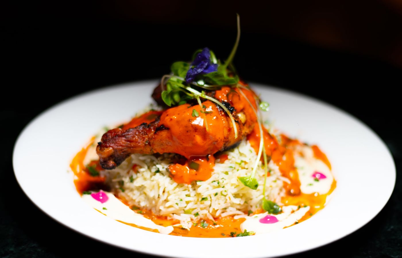 Tandoori Chicken with Cauliflower Rice